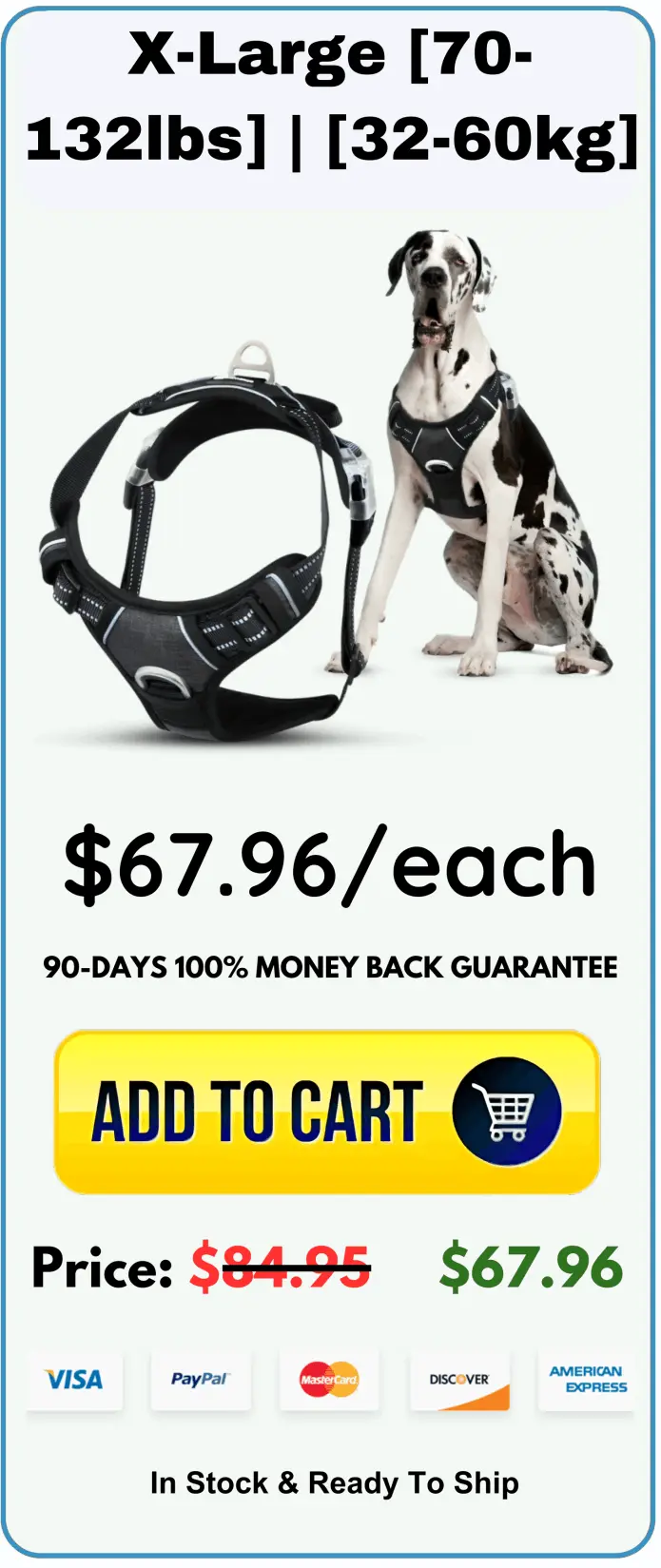Pawsafe Harness offer package price 